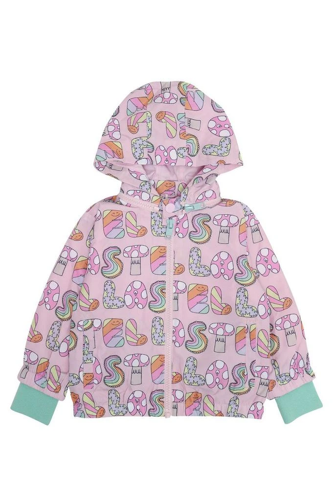 Stella McCartney Stella McCartney Kids Logo Printed Zip-Up Jacket