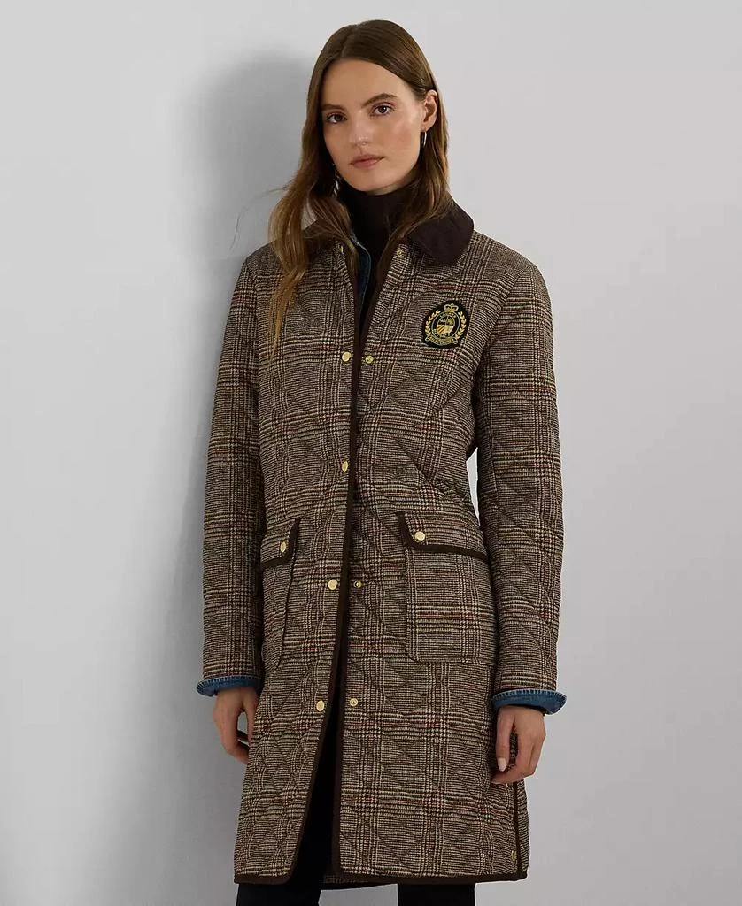 Lauren Ralph Lauren Women's Collared Quilted Coat 5