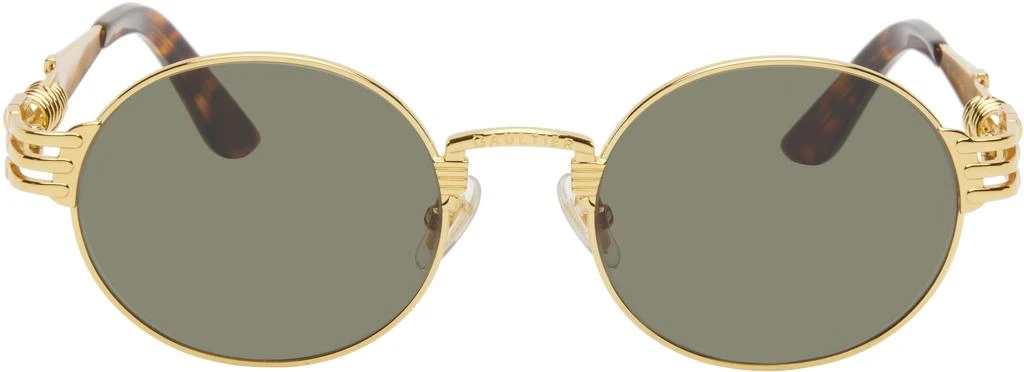 Jean Paul Gaultier Gold 'The 56-6106' Sunglasses 1