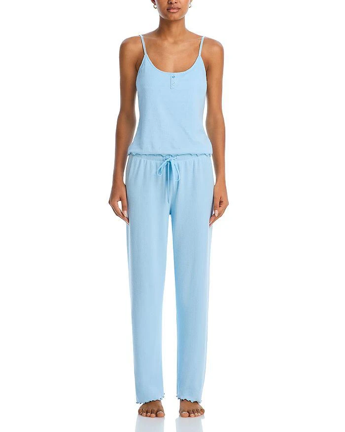 AQUA Pointelle Lounge Pajama Set - Exclusive 5