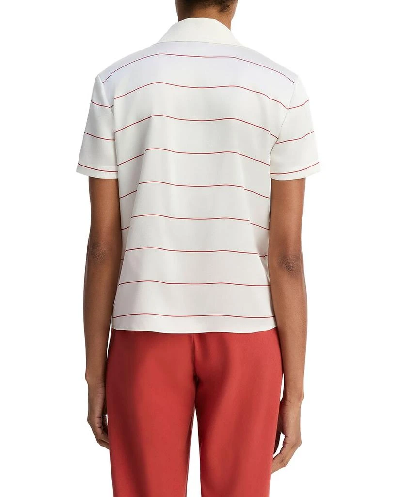 Vince Knit Collar Stripe Polo Shirt 2