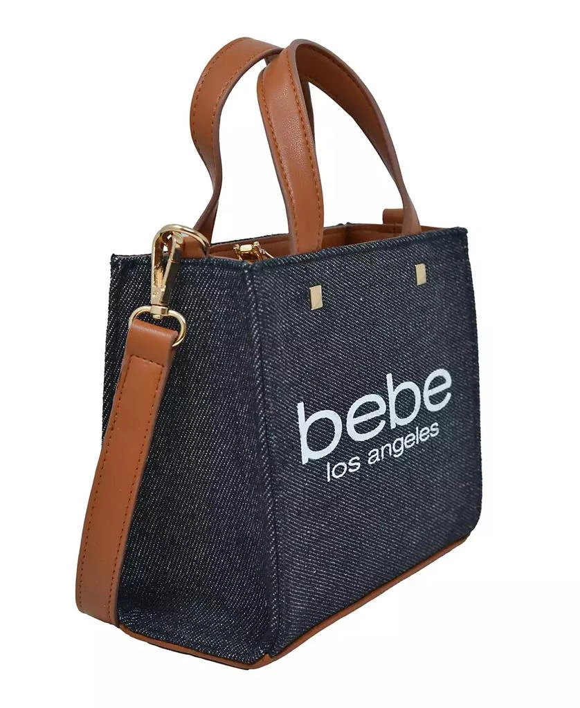Bebe Rian Denim Mini Satchel Bag 2