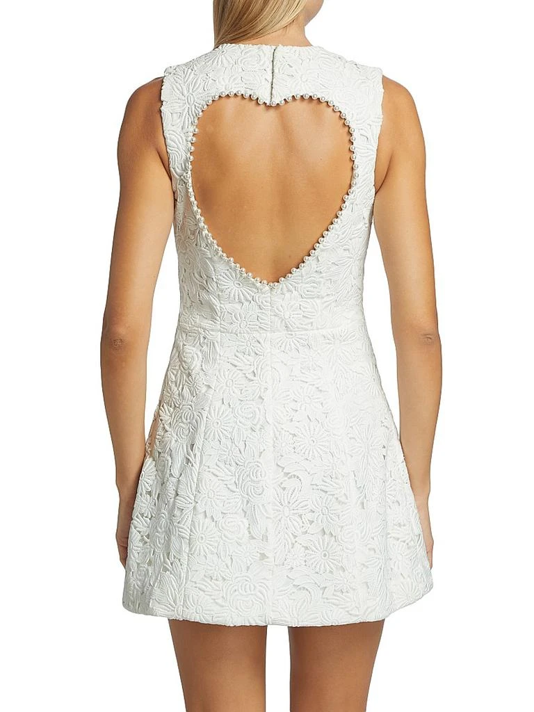 Sachin & Babi Mon Coeur Lace & Heart Cut-Out Minidress 5