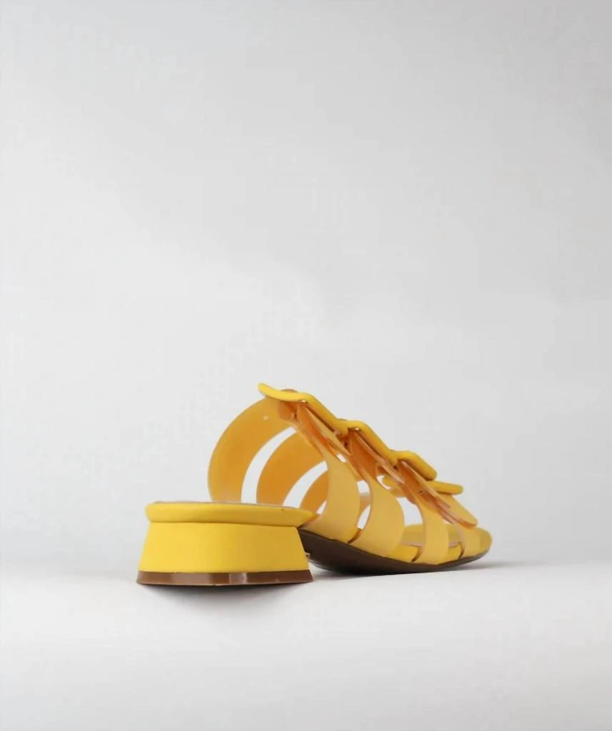 Cecelia New York Lexington Slide Sandal In Yellow 3