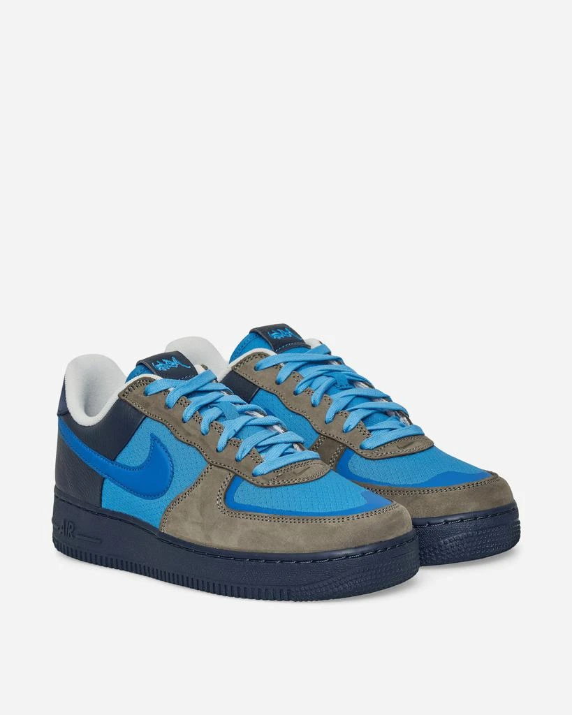 NIKE Stash Air Force 1 Low Sneakers Soft Grey / Harbor Blue 2