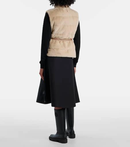 Moncler Joui faux fur down vest 3