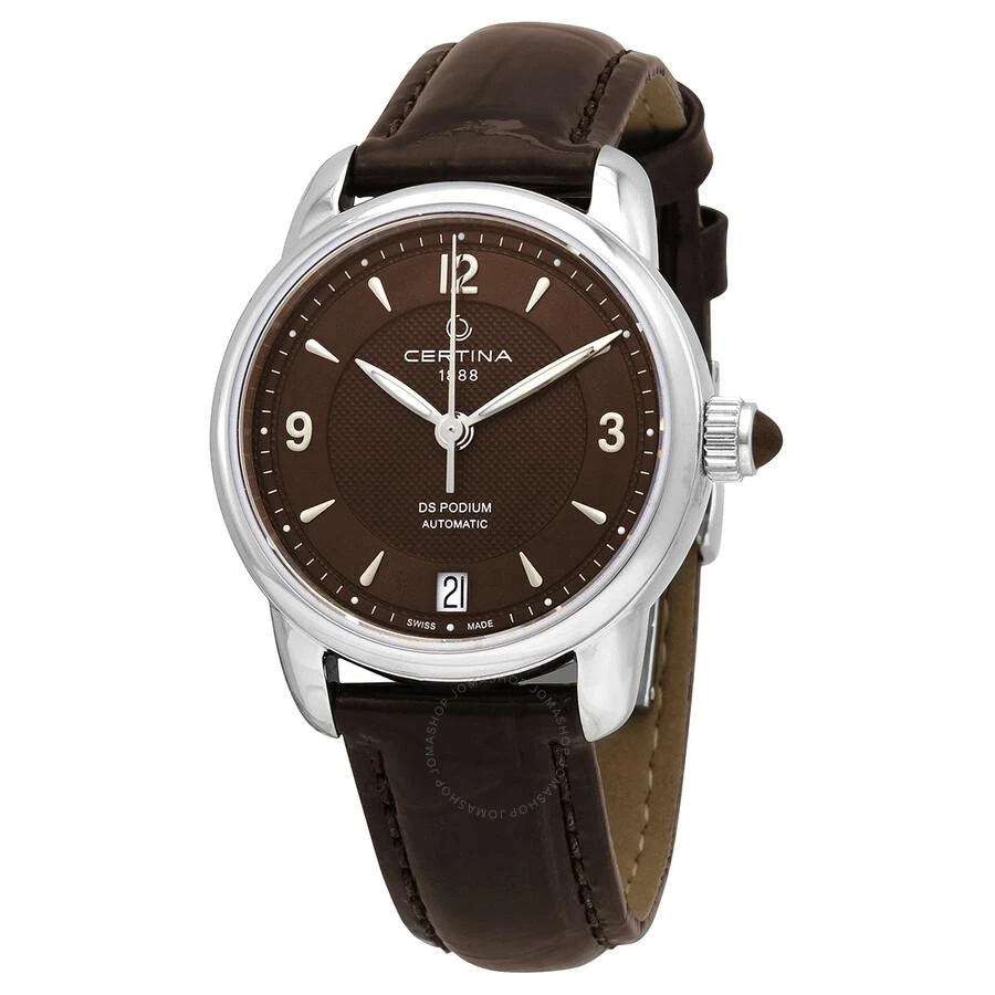 Certina DS Podium Automatic Brown Dial Ladies Watch C025.207.16.297.00 1