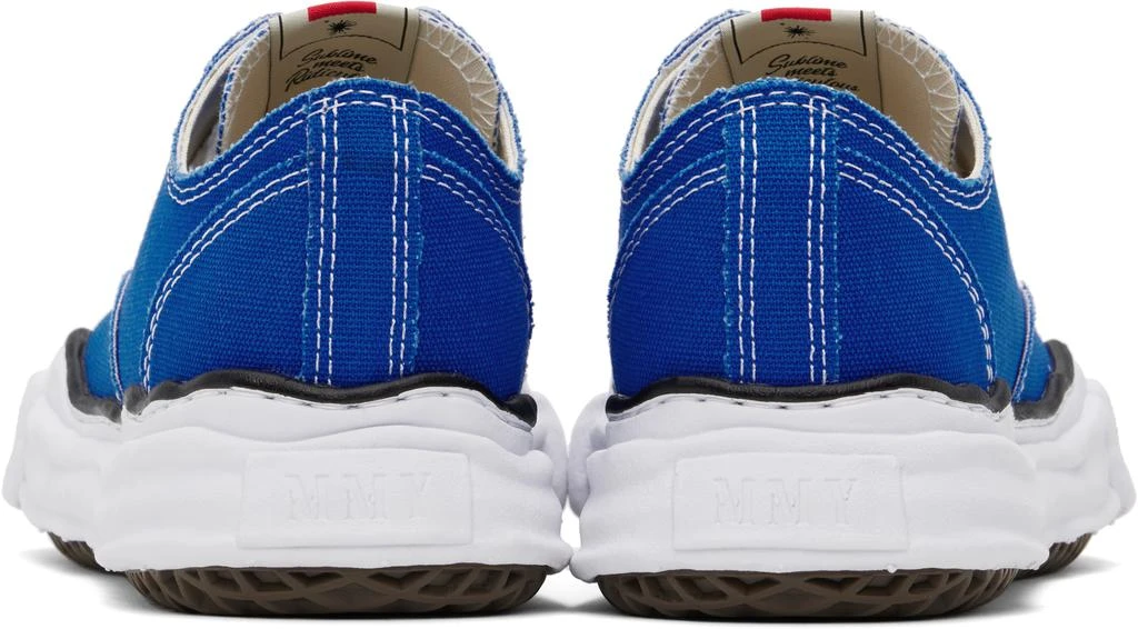 Maison MIHARA YASUHIRO Blue Peterson OG Sole Canvas Low-Top Sneakers 2