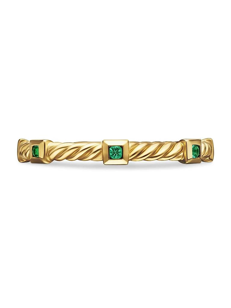 David Yurman Cable Collectibles Stack Ring in 18K Yellow Gold 3