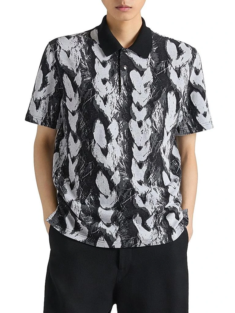 Givenchy Polo Shirt in Hair Jacquard 2