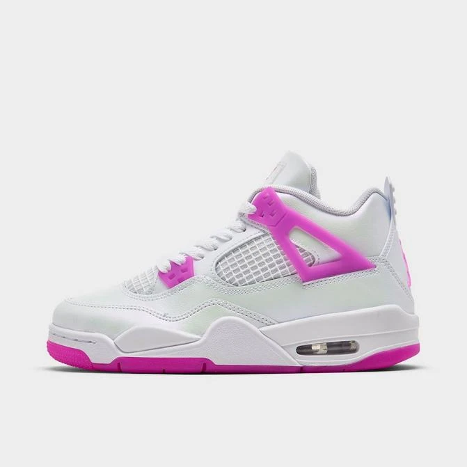 Jordan Girls' Big Kids' Jordan Retro 4 Basketball Shoes 1