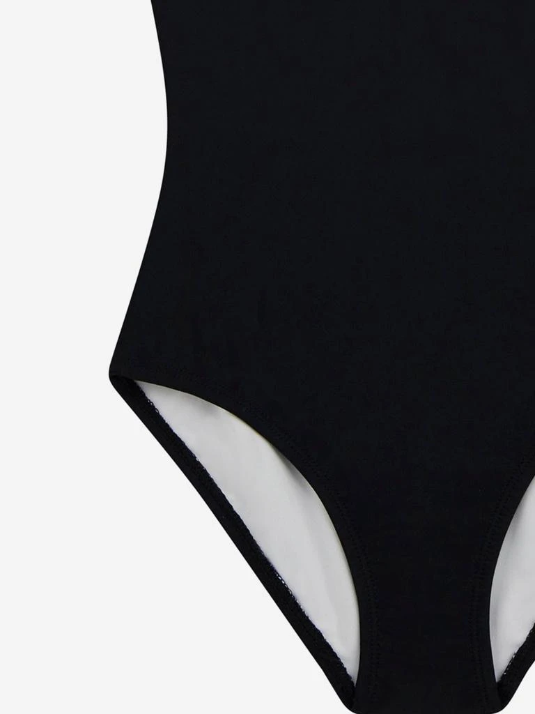 GUESS Girls Logo Swimsuit in Black 4