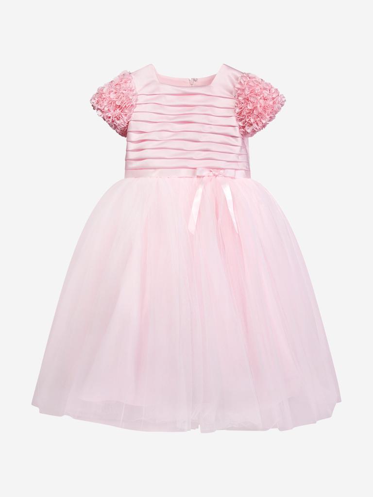 Sarah Louise Sarah Louise Girls Ceremonial Ballerina Length Dress in Pink