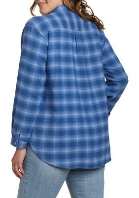 Eddie Bauer Bauer Womens Ballard Flannel Shirt