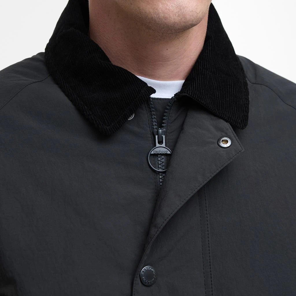 Barbour Winter Wadded Showerproof Nylon Mac Coat 4