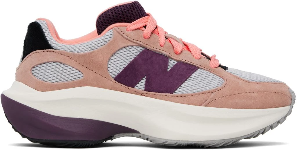 New Balance Gray & Pink WRPD Runner Sneakers 1