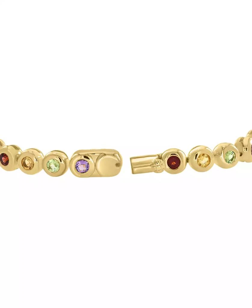 Effy EFFY® Multi-Gemstone Bezel Tennis Bracelet (6-3/4 ct. t.w.) in 14k Gold 3