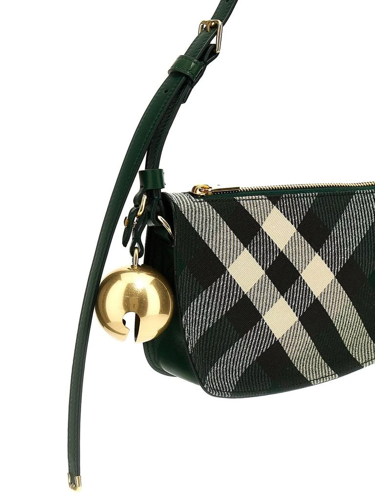 Burberry Burberry Mini Shield Bell Charm Checked Shoulder Bag 3