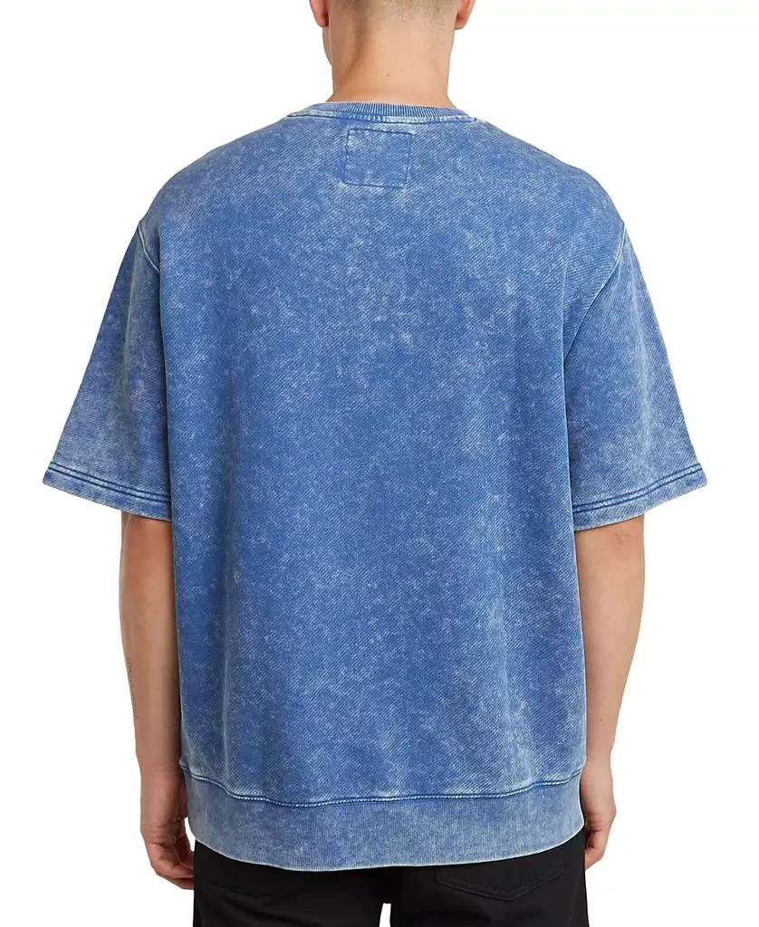G-Star Men's Relaxed Fit Short Sleeve Acid Wash Sweatshirt 2