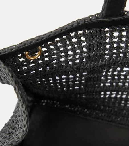 Tory Burch Ella Large crochet raffia tote bag 3