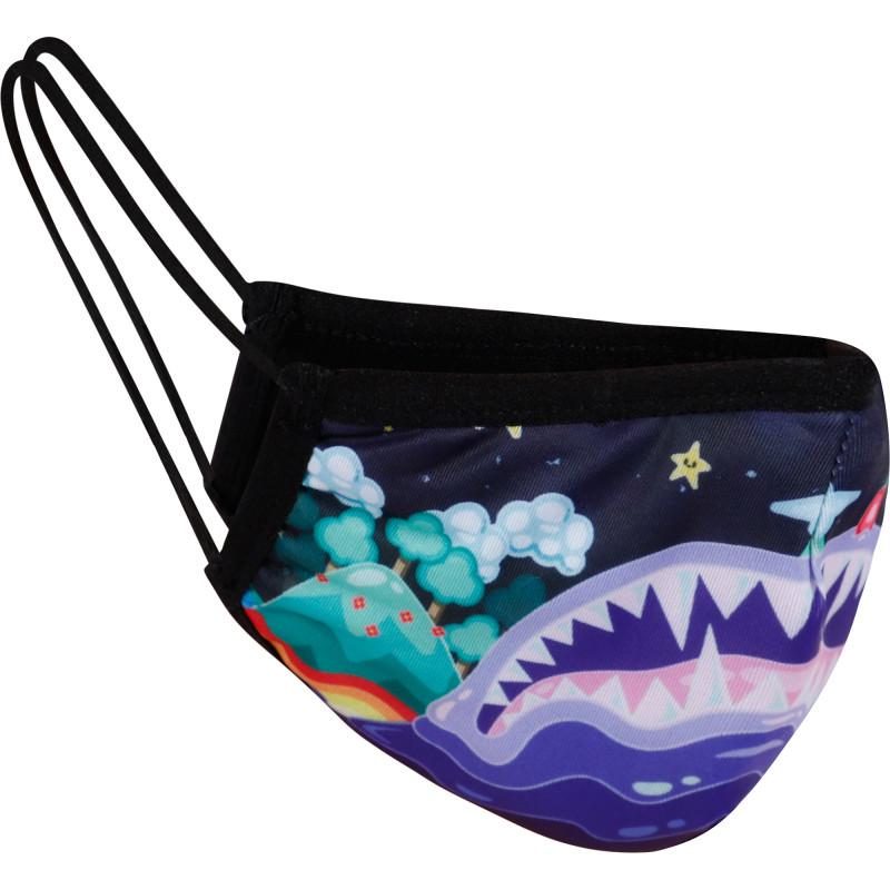 SprayGround Astro bubble logo face mask
