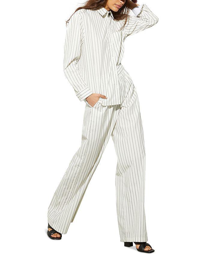 MAX&Co Striped Wide Leg Pants