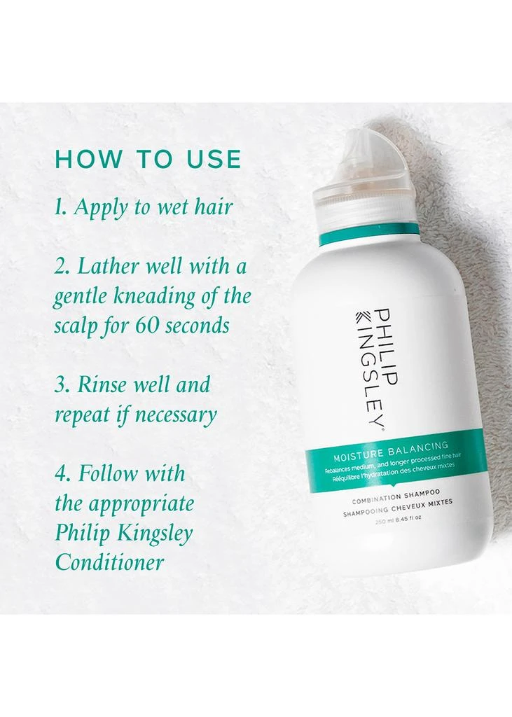 Philip Kingsley Moisture Balancing Combination Shampoo 250ml 6