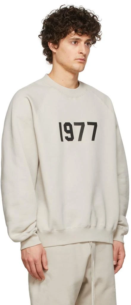 Essentials Beige '1977' Sweatshirt 2