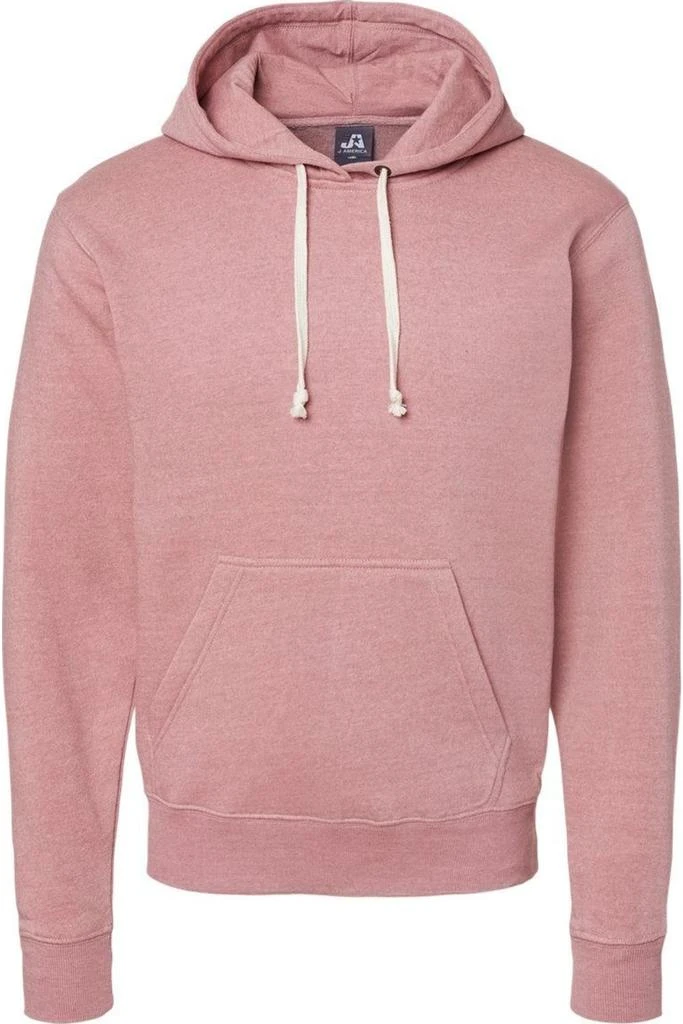 J America Triblend Fleece Hooded Sweatshirt 2
