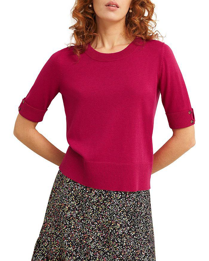 ホブズ HOBBS SONYA PRINTED TOP （PINK IVORY） HOBBS LONDON Sonya Printed Top Pink-Ivory S - Free Shipping