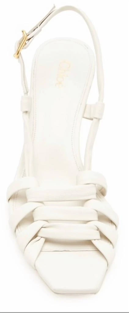 Chloé Chloe - Marcie Cutout Leather Slingback Sandals 2