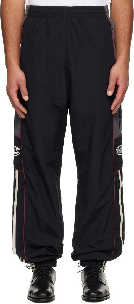 Martine Rose Black & Gray Hockey Track Pants 1