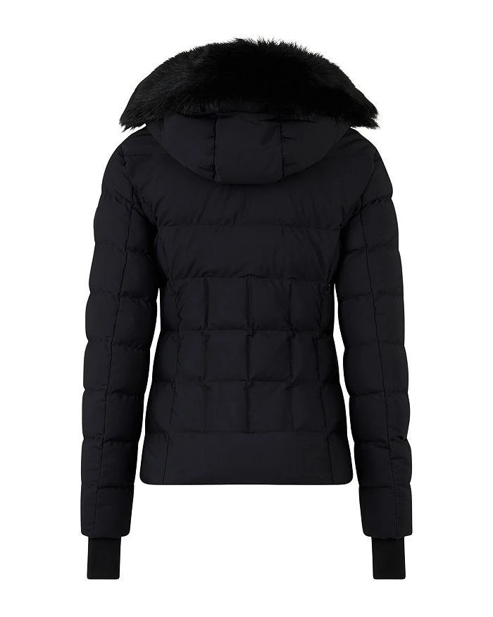 Moose Knuckles Betta Shearling Trim Down Puffer Jacket 7