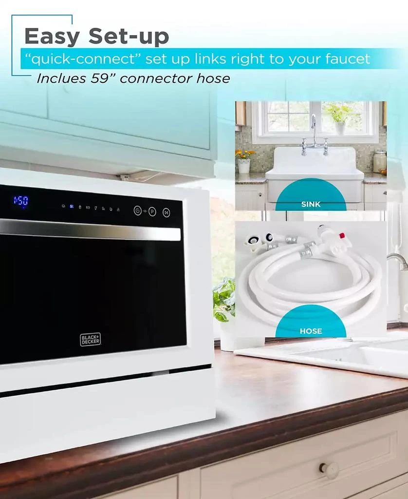 Black & Decker Countertop Dishwasher 3