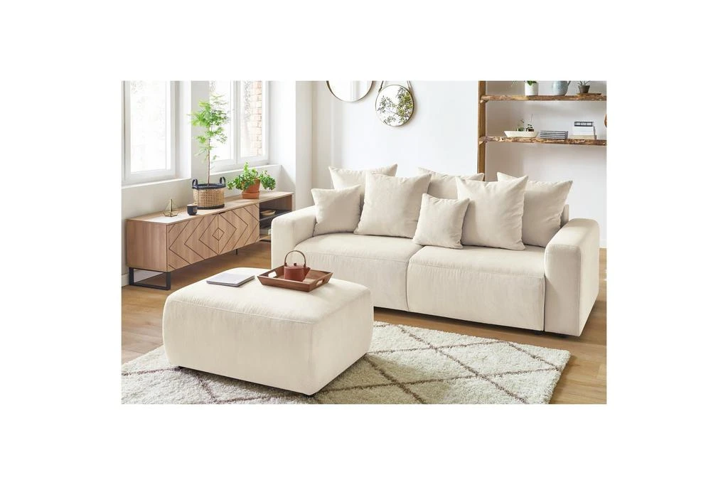 预计3周后发货 Bobochic Pouf - Envy - Velours Côtelé 2
