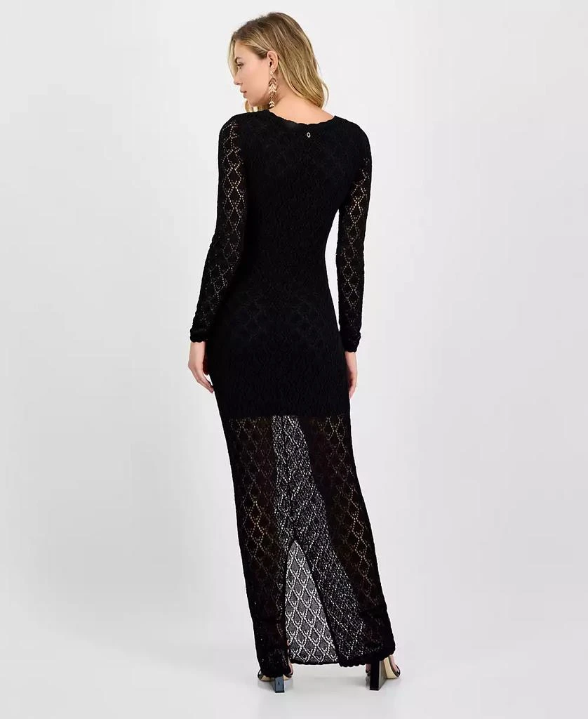 Women's Long-Sleeve Alba Pointelle Maxi Dress  On Sale Now with Up to 61%  Off | Discover Exclusive Deals & Savings at BeyondStyle  Authentic GUESS  dress|women's fashion|dresses with Limited-Time Discounts, Free