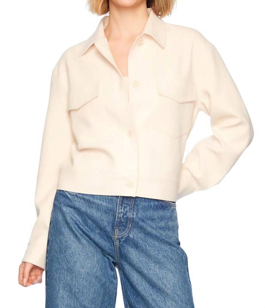 Susana Monaco Susana Monaco - Pebble Weave Oversized Cargo Jacket