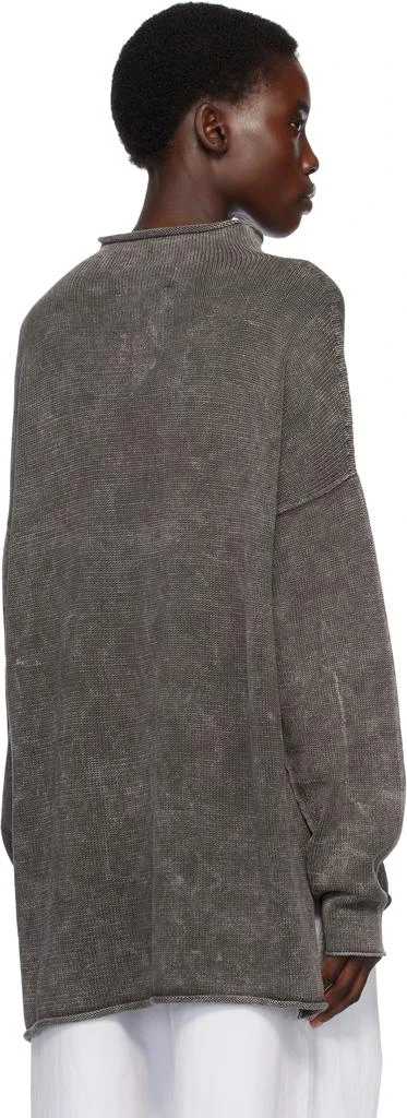 LAUREN MANOOGIAN Gray Fade Rollneck Sweater 3