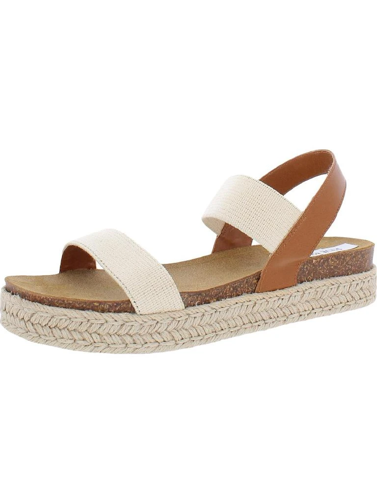 Steve Madden Jaklin Womens Slip-On Platform Espadrilles 8