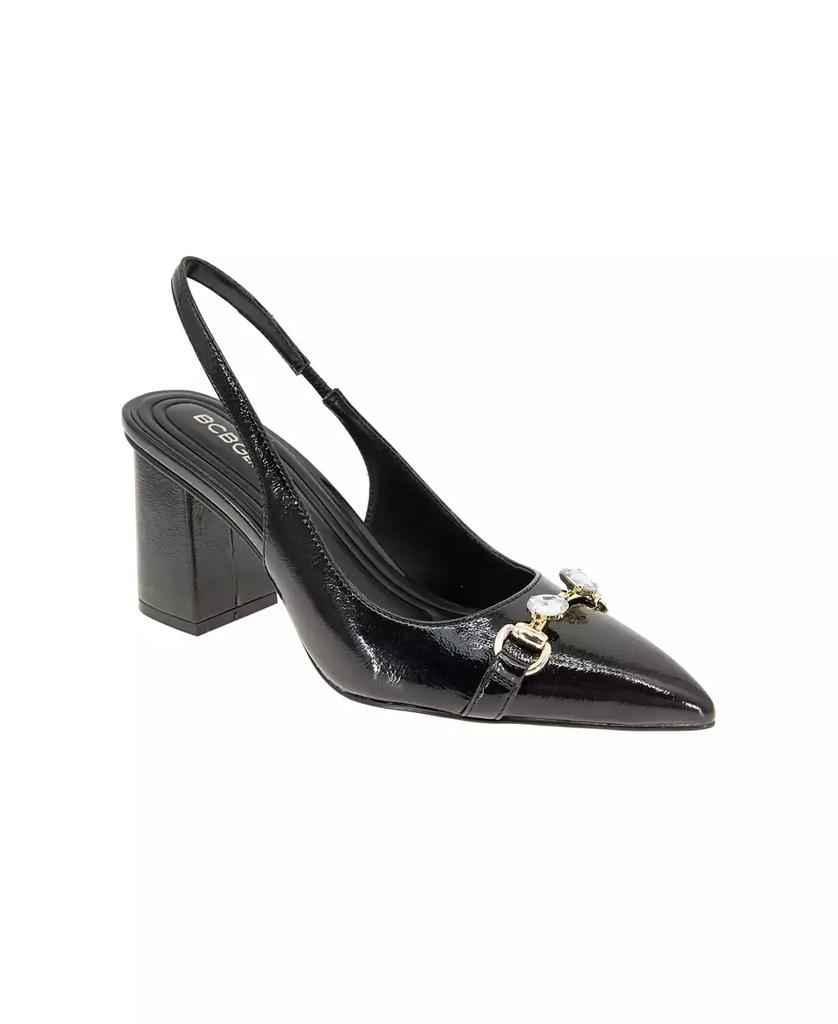 BCBG Women's Gardin Slingback Block Heel Pumps