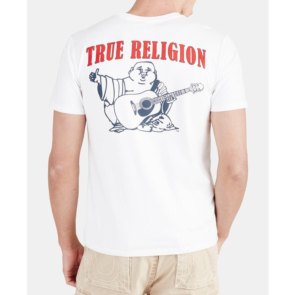 True Religion Men's Buddha Logo Crewneck Short Sleeve T-shirt