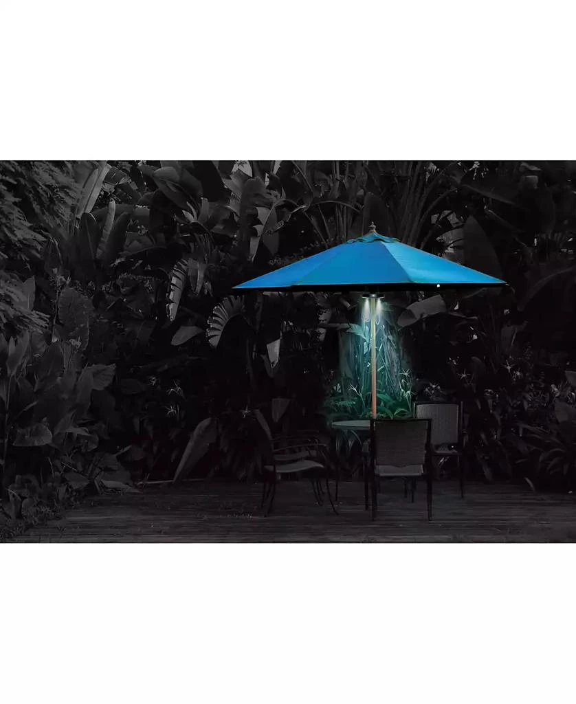 Brookstone Patiolite Wireless LED Umbrella Speaker with Clip-On Design 1