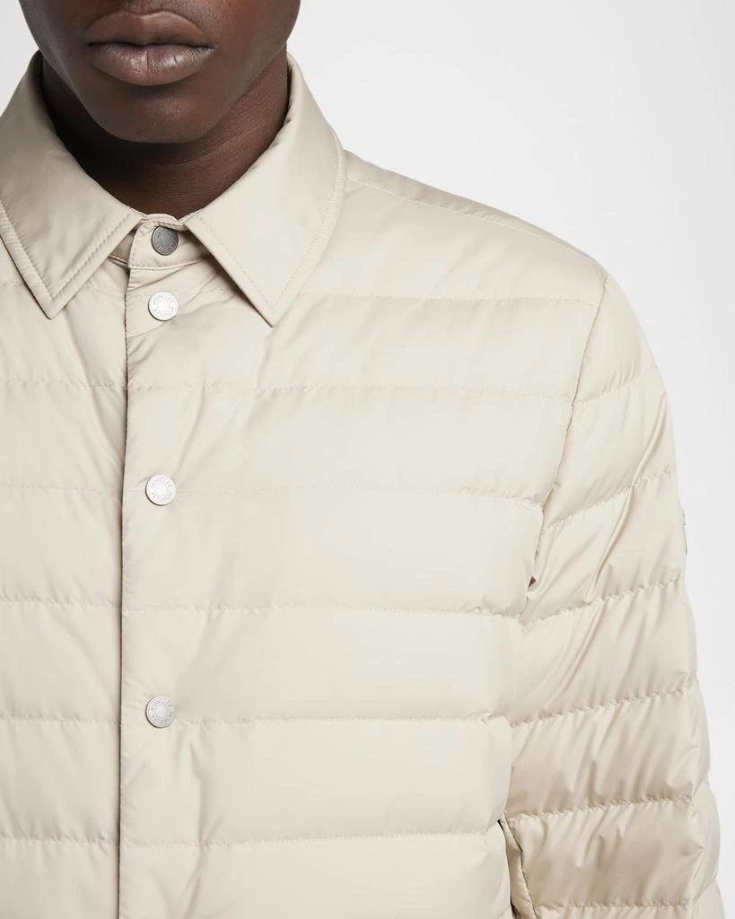 Moncler Men's Bourdon Padded Shirt Jacket 5