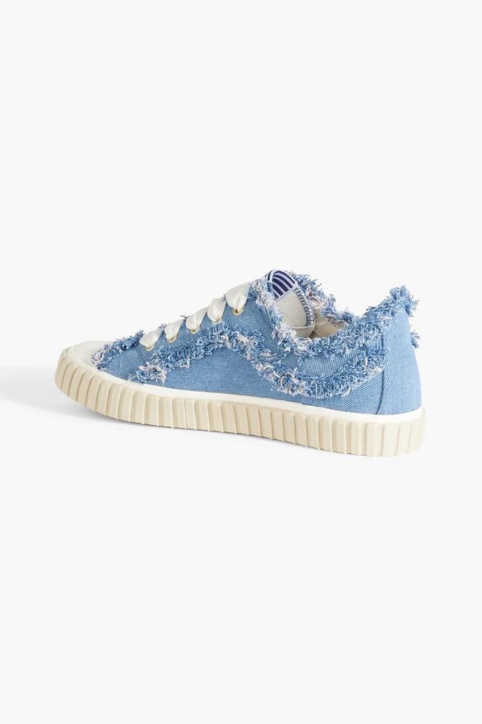 Zimmermann Frayed denim sneakers 3