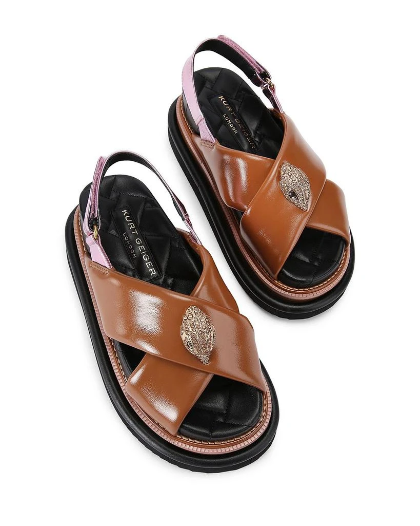 Kurt Geiger Women's Orson Crisscross Slingback Sandals 5