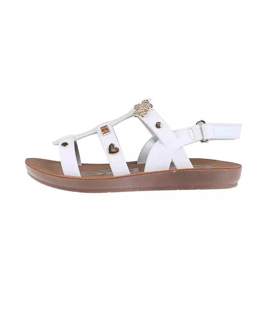 Bebe Little Girls Flat with Charm and Stylish Sandals 3