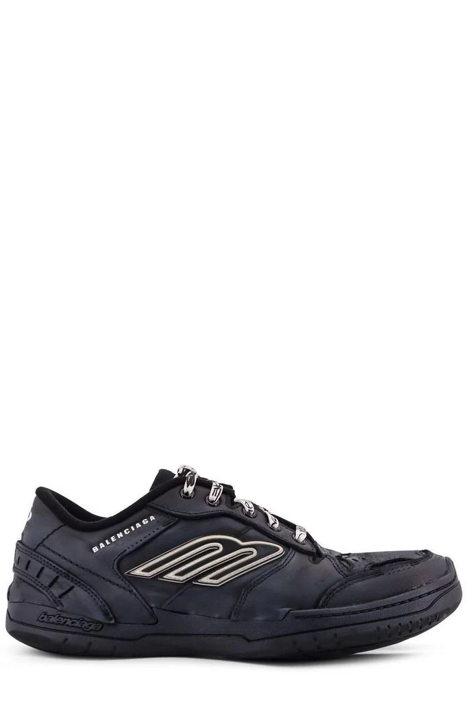 Balenciaga Balenciaga Logo Patch Lace-Up Sneakers from Cettire