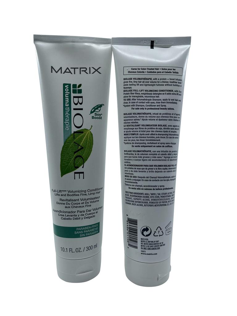 MATRIX Biolage Full Lift Volumizing Conditioner Fine Limp Hair 10.1 OZ Set of 2