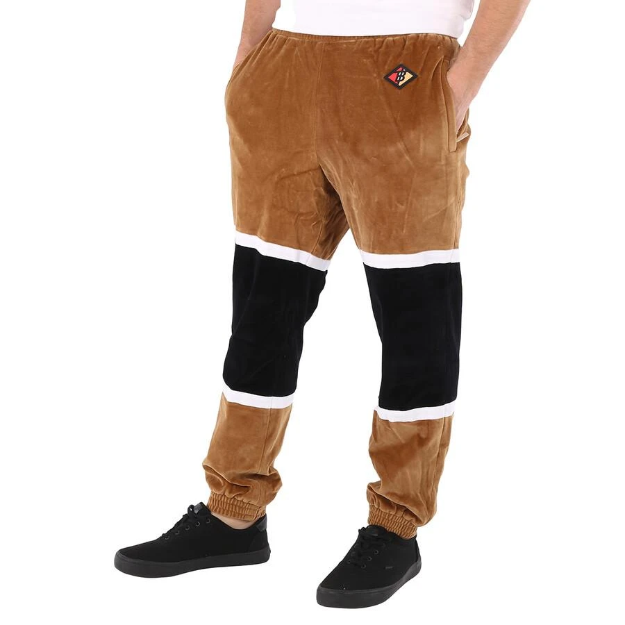 Burberry Striped Chenille Logo Graphic Trackpants 3