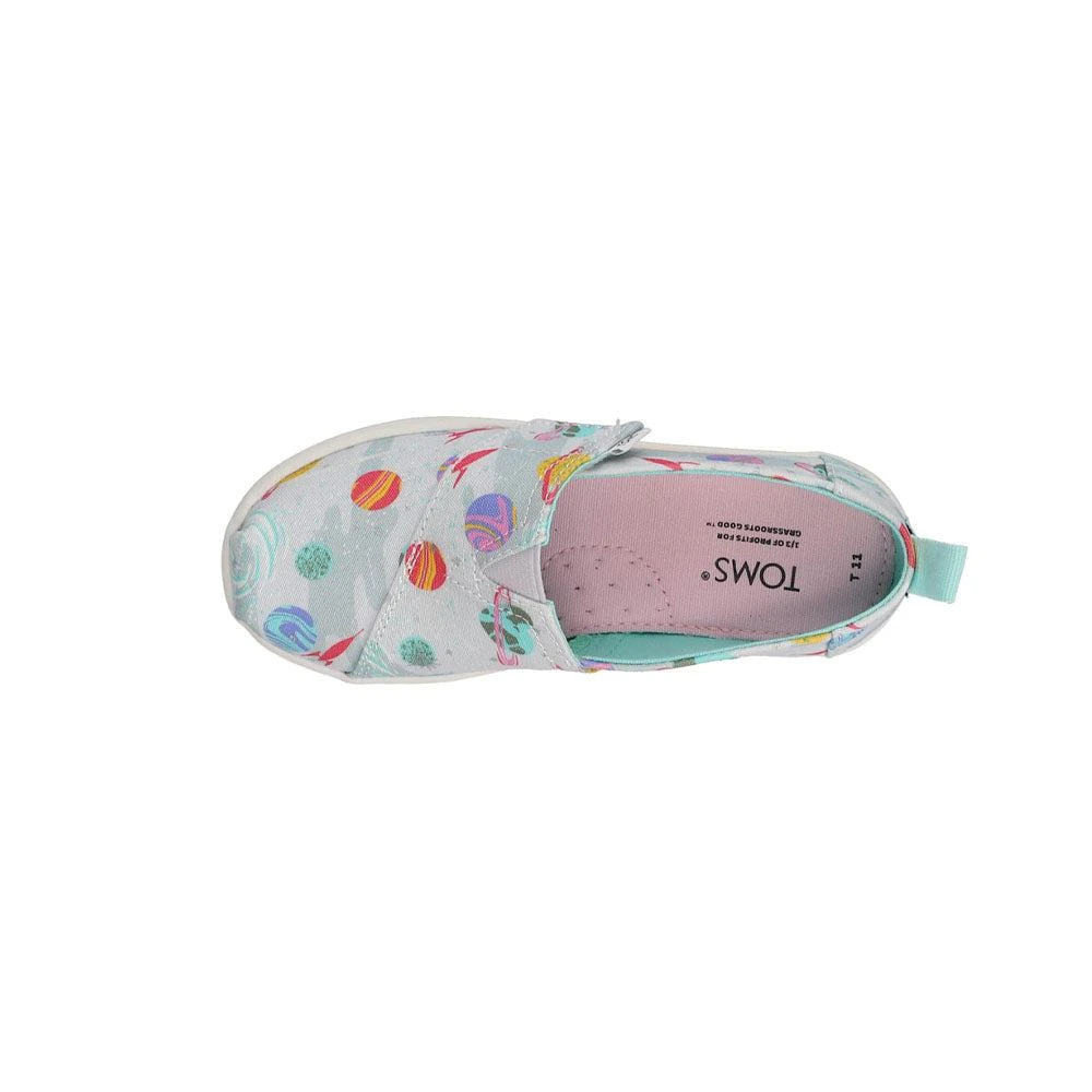 TOMS Alpargata Galaxy Print Slip On Flats (Infant-Little Kid) 4